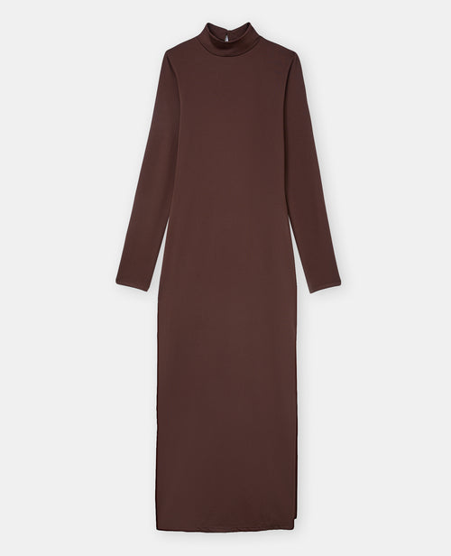 Robe longue en maille stretch avec découpe dos - PIMKIE - 3