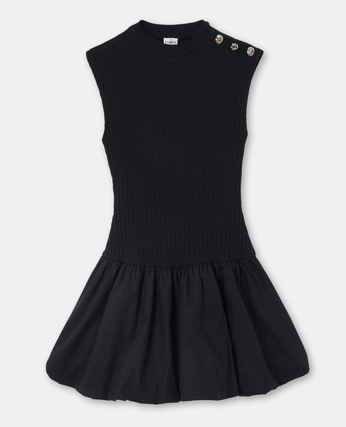Robe courte boule bi-matière - PIMKIE - 4