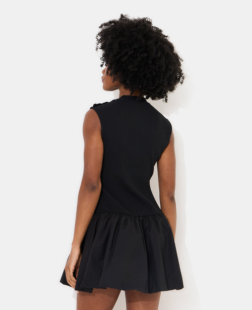 Robe courte boule bi-matière - PIMKIE - 6