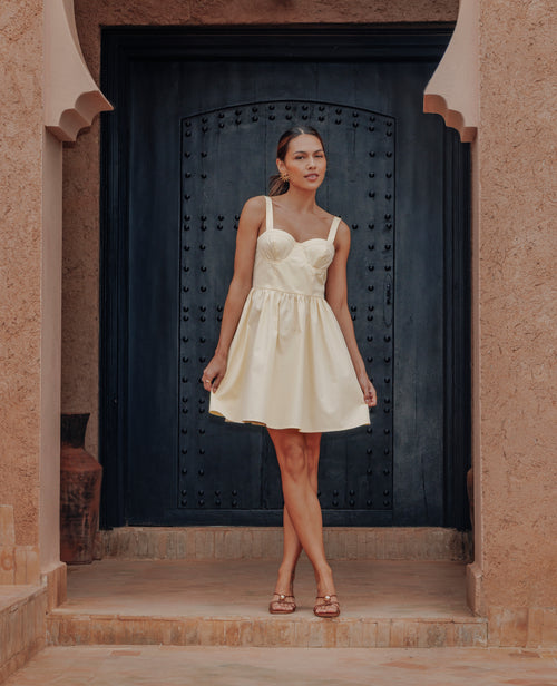 Robe danseuse à bretelles avec détail corset - PIMKIE - 1