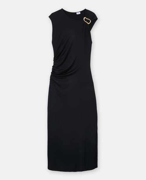 Robe longue en maille avec détail bijou - PIMKIE - 4