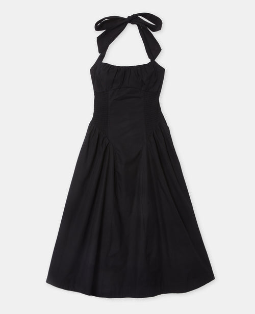 Robe longue évasée avec smocks - PIMKIE - 4