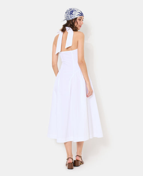Robe longue évasée avec smocks - PIMKIE - 6