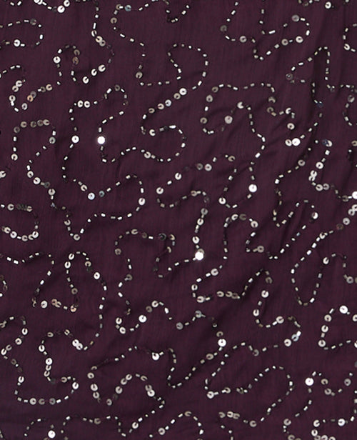 Robe dos-nu en voile avec sequins et perles - PIMKIE - 7