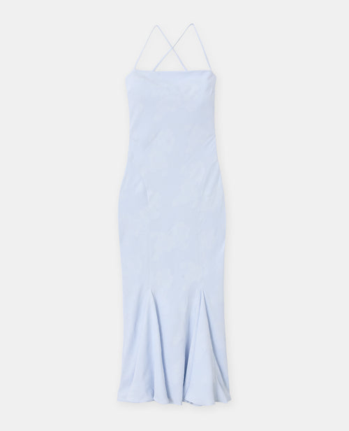 Robe longue évasée effet sirène avec bretelles - PIMKIE - 4