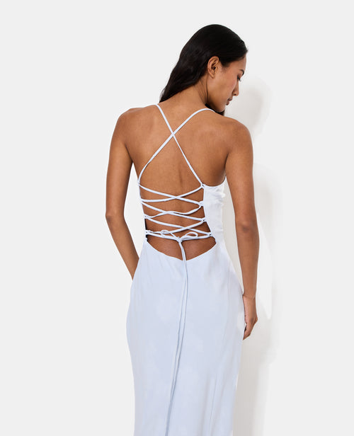 Robe longue évasée effet sirène avec bretelles - PIMKIE - 7