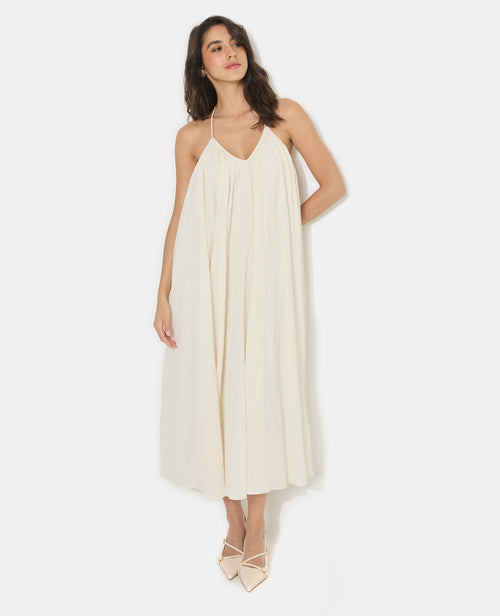 Robe longue et ample avec fines bretelles - PIMKIE - 5