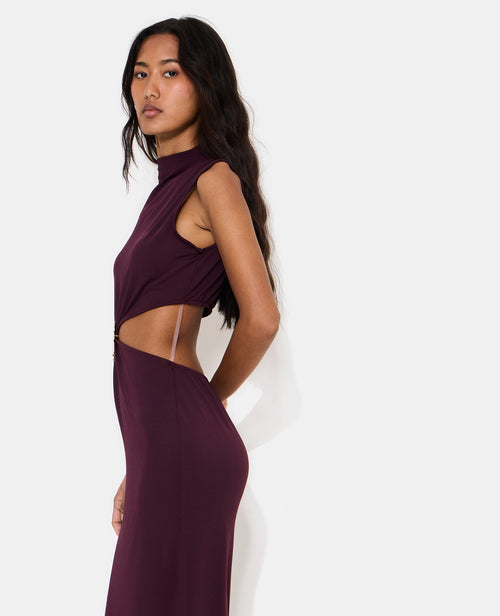 Robe longue avec découpe taille et détail bijou - PIMKIE - 2