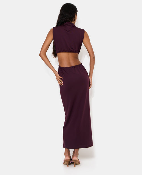 Robe longue avec découpe taille et détail bijou - PIMKIE - 6