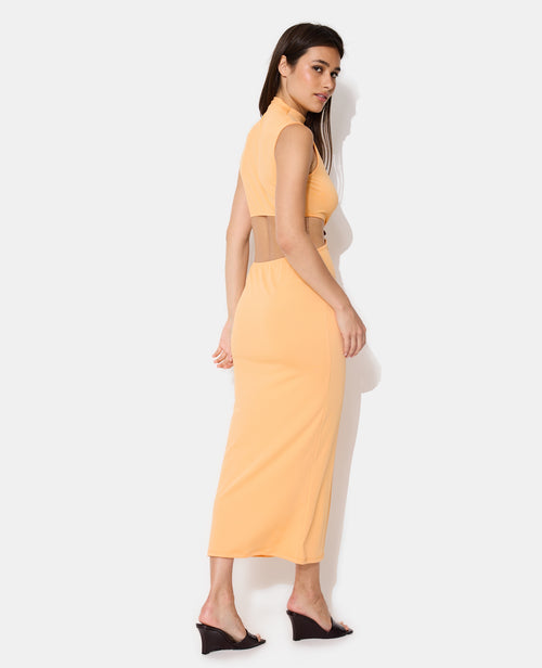 Robe longue avec découpe taille et détail bijou - PIMKIE - 6