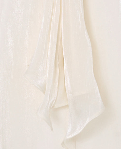 Robe longue dos-nu en satin avec pans à nouer - PIMKIE - 8