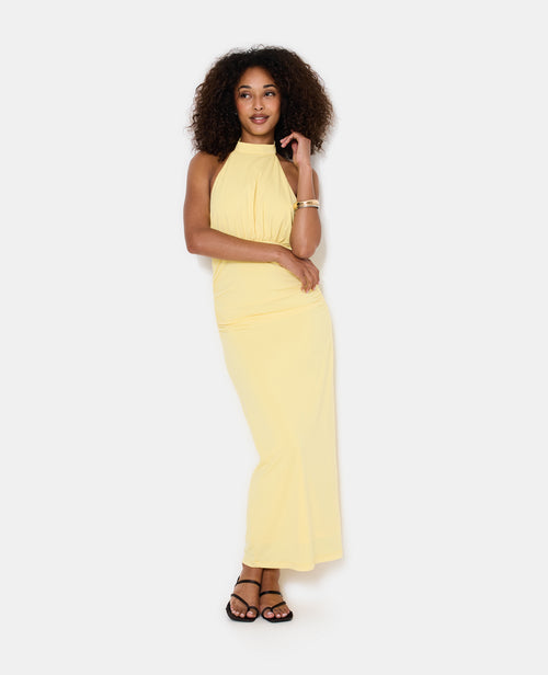 Robe longue dos-nu emmanchures américaines - PIMKIE - 3