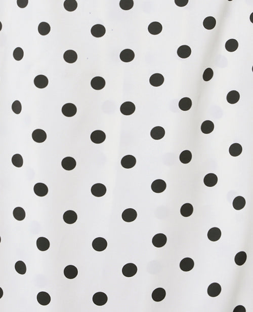 Robe longue à pois avec empiècements dentelle - PIMKIE - 8