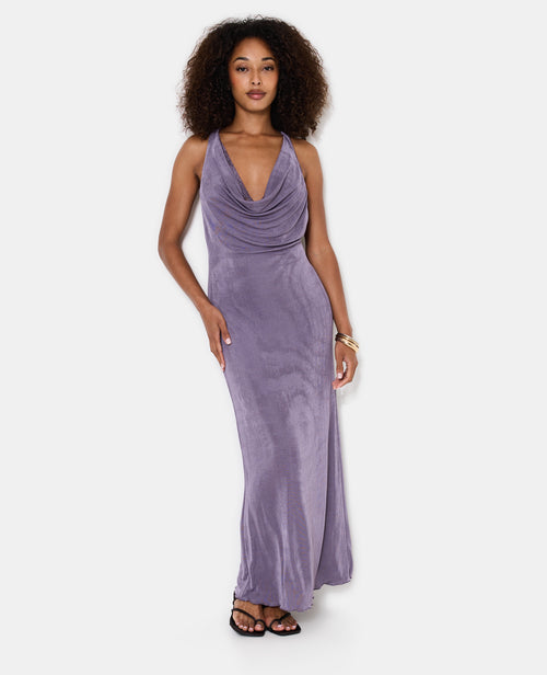 Robe longue en maille fluide avec dentelle - PIMKIE - 5