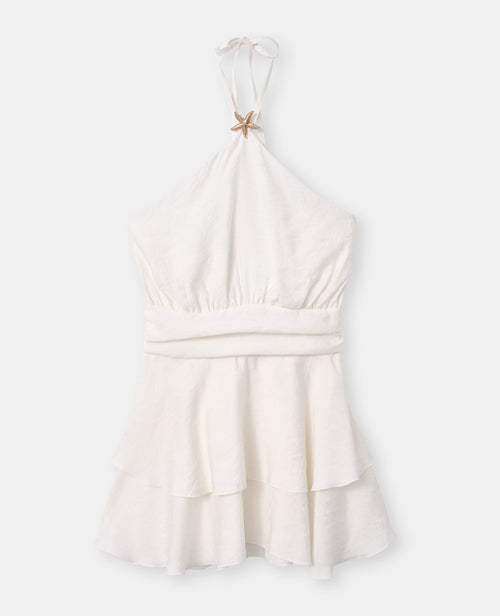 Robe courte dos-nu avec détail bijou étoile de mer - PIMKIE - 4