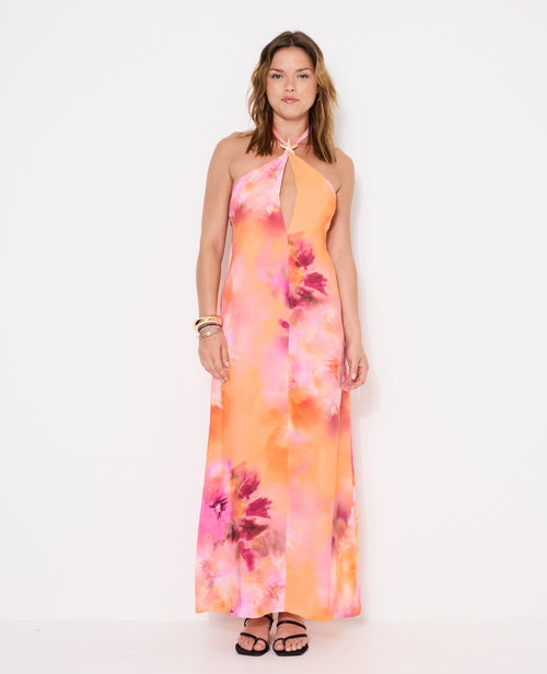 Robe longue dos-nu avec détail bijou - PIMKIE - 5