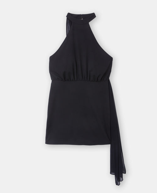Robe courte avec tour de cou et foulard - PIMKIE - 4