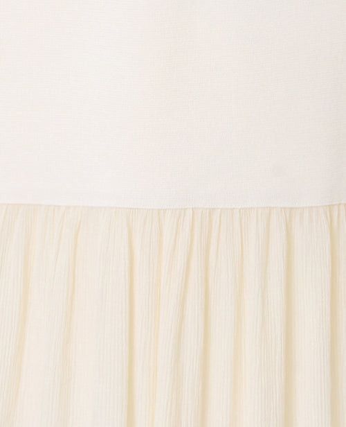 Robe longue en maille avec volant tissu léger - PIMKIE - 7