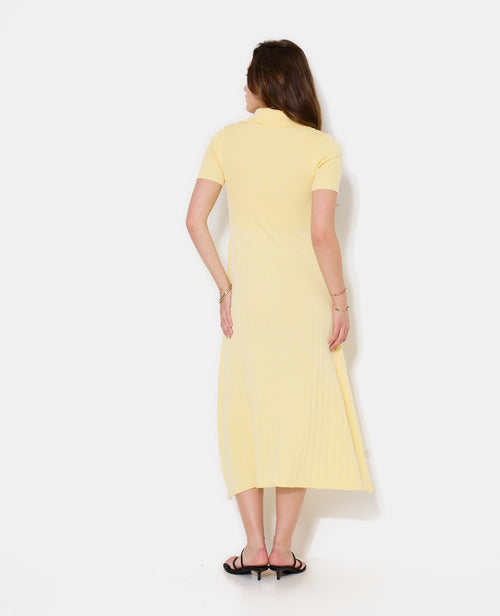 Robe longue en maille avec boutons dorés - PIMKIE - 6
