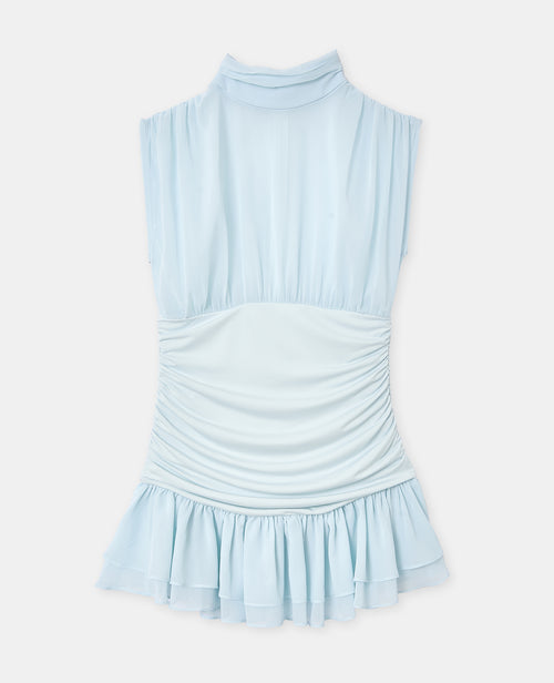 Robe courte avec fronces et volants - PIMKIE - 4