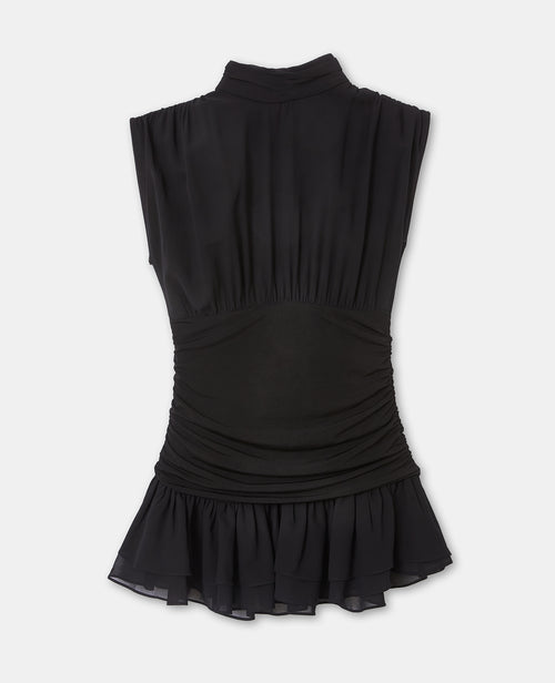 Robe courte avec fronces et volants - PIMKIE - 4