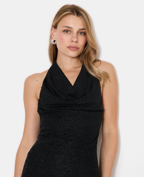 Robe longue dos-nu en maille avec lurex - PIMKIE - 2