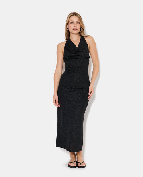 Robe longue dos-nu en maille avec lurex - PIMKIE - 5