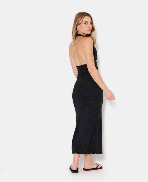 Robe longue dos-nu en maille avec lurex - PIMKIE - 6