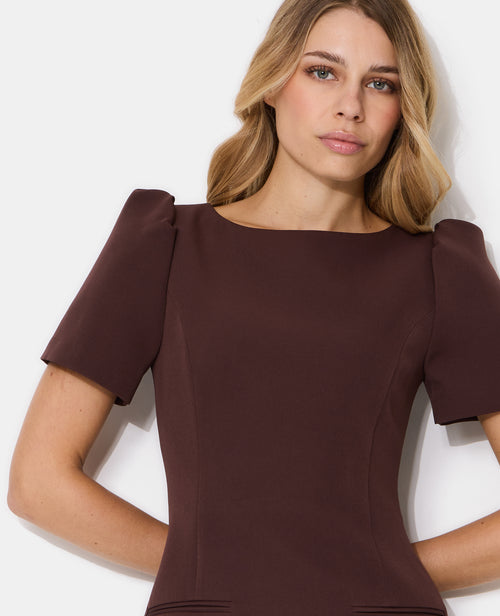 Robe courte ajustée avec manches ballons - PIMKIE - 2