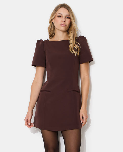 Robe courte ajustée avec manches ballons - PIMKIE - 3