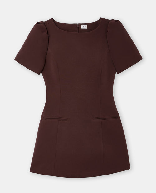 Robe courte ajustée avec manches ballons - PIMKIE - 4