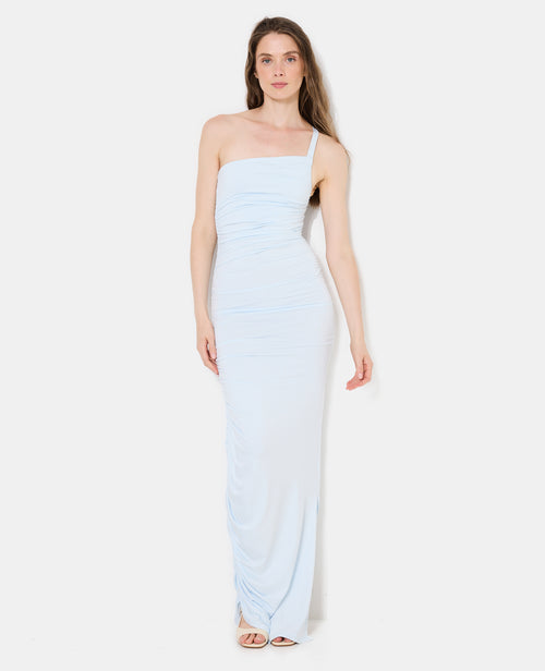 Robe longue asymétrique one shoulder avec fronces - PIMKIE - 1