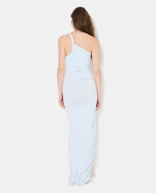 Robe longue asymétrique one shoulder avec fronces - PIMKIE - 6