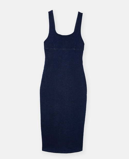 Robe longue et moulante en jean - PIMKIE - 4