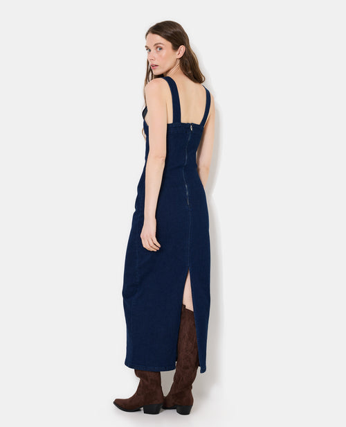 Robe longue et moulante en jean - PIMKIE - 6