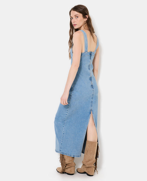 Robe longue et moulante en jean - PIMKIE - 6