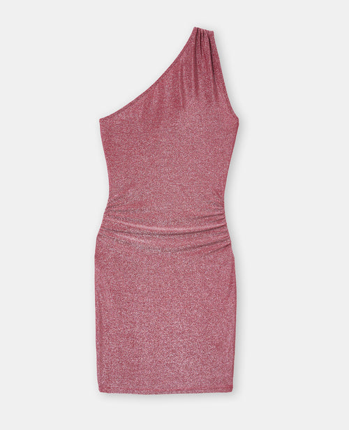 Robe courte asymétrique en maille avec lurex - PIMKIE - 4