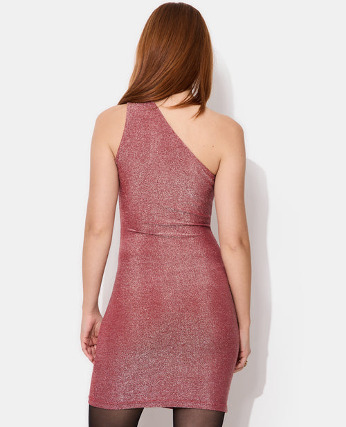 Robe courte asymétrique en maille avec lurex - PIMKIE - 6