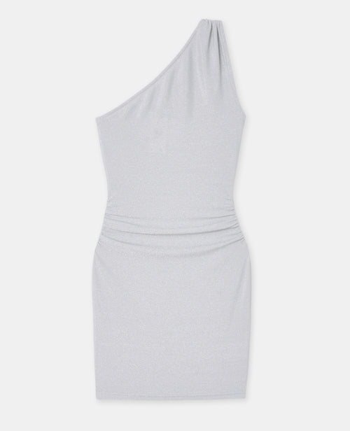 Robe courte asymétrique en maille avec lurex - PIMKIE - 4