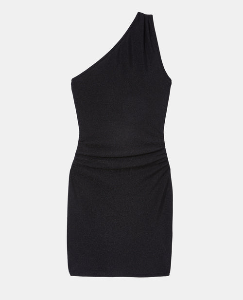 Robe courte asymétrique en maille avec lurex - PIMKIE - 4