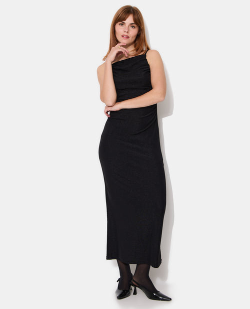 Robe longue dos-nu en maille avec lurex - PIMKIE - 5