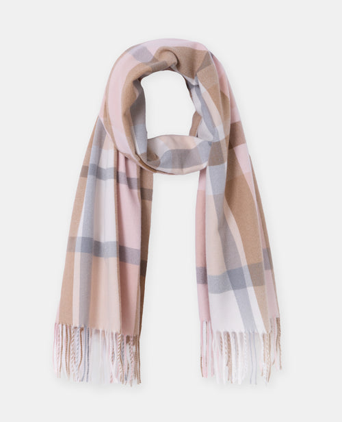 Maxi écharpe à carreaux avec franges - PIMKIE - 3