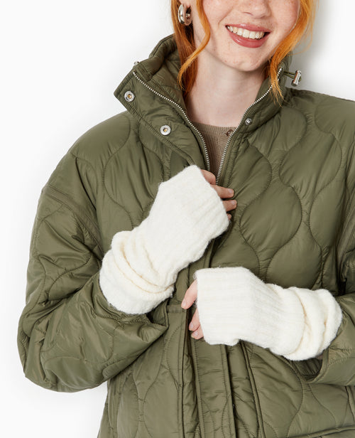 Paire de mitaines en maille côtelée - PIMKIE - 1