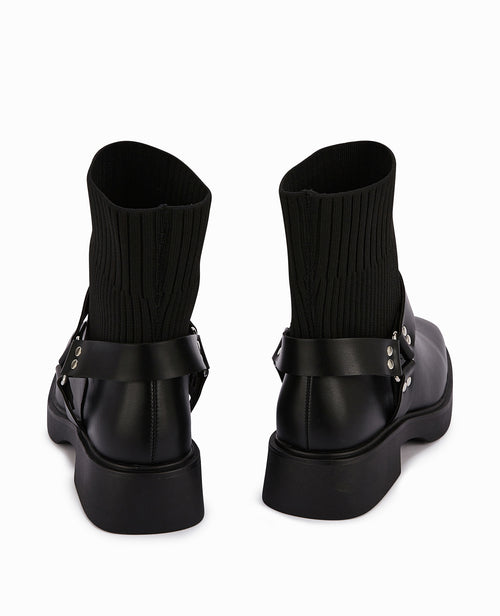 Boots bi-matière bouts carrés - PIMKIE - 5