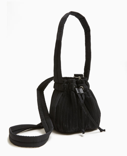 Mini sac seau en tissu plissé - PIMKIE - 2