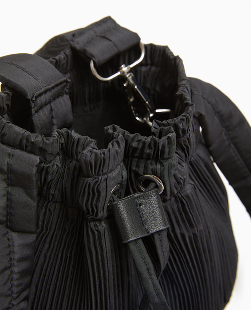 Mini sac seau en tissu plissé - PIMKIE - 4