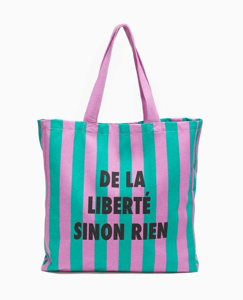 Tote bag XXL rayé - PIMKIE - 1