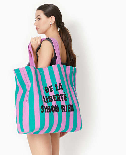 Tote bag XXL rayé - PIMKIE - 2