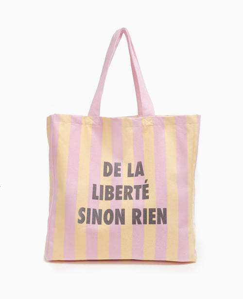 Tote bag XXL rayé - PIMKIE - 1