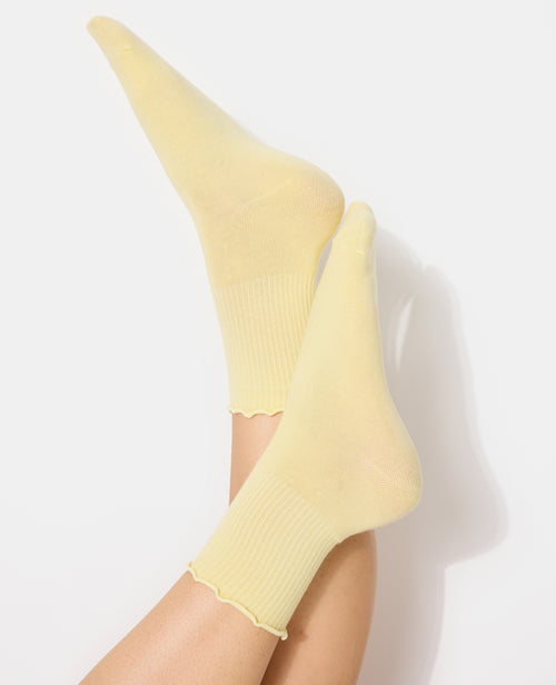Lot de 2 paires de chaussettes avec finitions ondulées - PIMKIE - 2